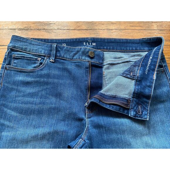 WHITE HOUSE | BLACK MARKET 'The Slim Ankle' Jeans sz 12 - Picture 4 of 13